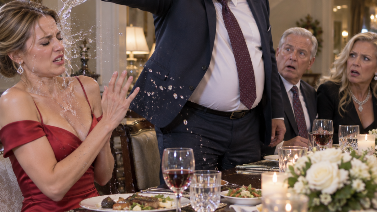 He threw a glass of water in his wife’s face — then she showed him one secret bank transfer