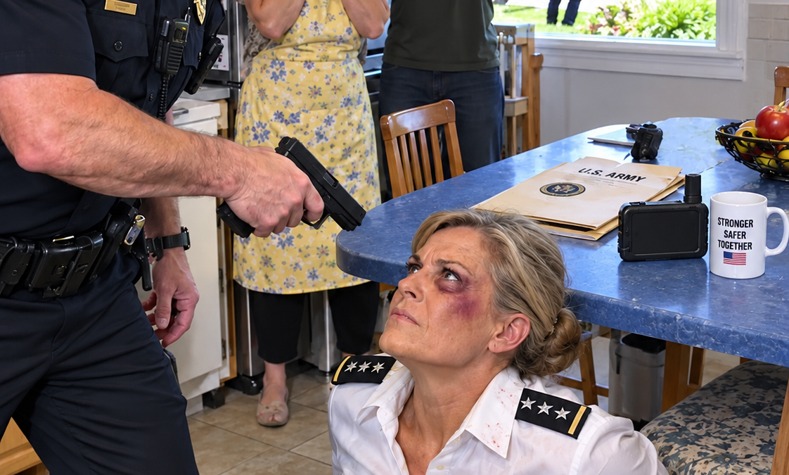 My Cop Stepfather Handcuffed Me During a Secure Pentagon Call—Five Minutes Later, Five Black SUVs Filled the Driveway