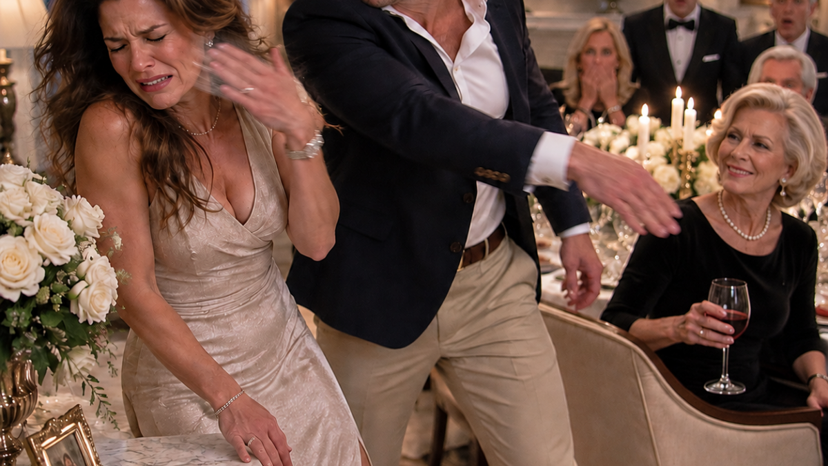 My Husband Slapped Me in Front of 18 Relatives and Threw Me Out—He Forgot I Owned the Mansion and Paid His Mother $180,000 a Month