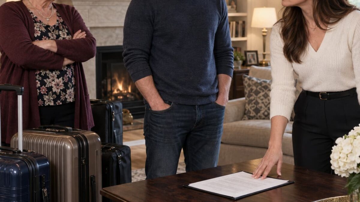 My Mother-in-Law Sold Her Apartment and Arrived With Three Suitcases. My Husband Had Already Promised Her My Office