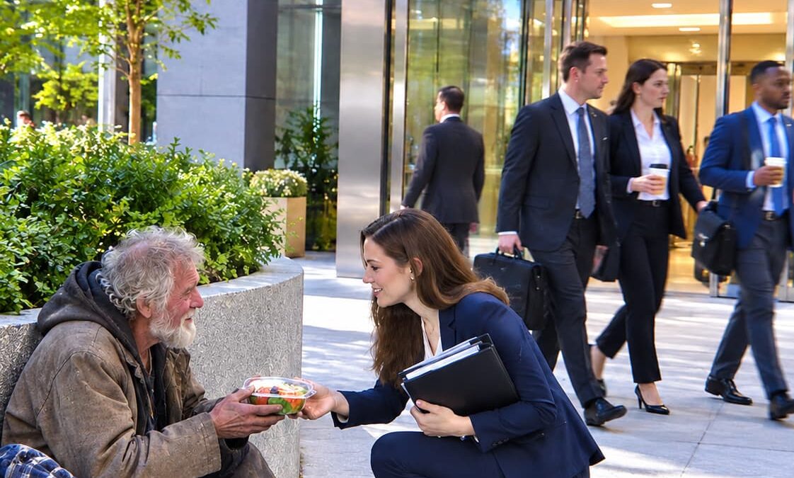 I Had $34.17 Left Before the Biggest Interview of My Life—Then the CEO Told Me Who the Homeless Man Really Was