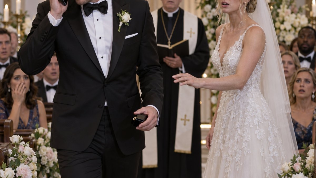 The Phone Call That Stopped the Wedding: The Groom Walked Away Before Saying “I Do”